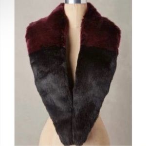 Anthropology Evangeline Fur Scarf